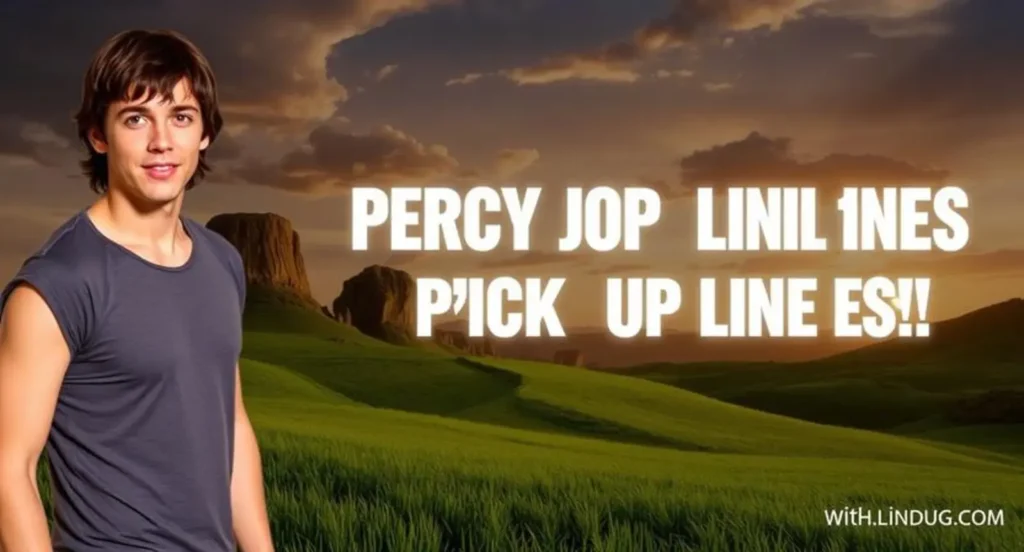 percy jackson pick up lines